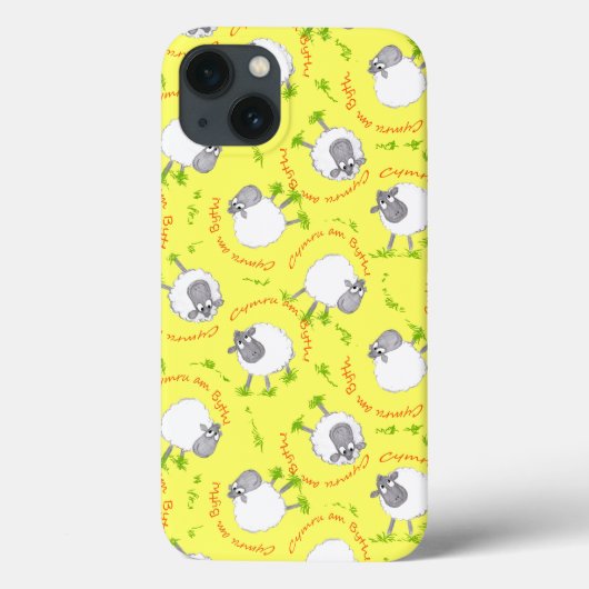 Fun Welsh Sheep, Wales Forever Hoesje-Mate iPad Ca Case-Mate iPhone Case (Achterkant)