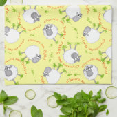 Fun Welsh Sheep, Wales Forever, Kitchen Towel Theedoek (Gevouwen)