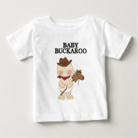 Fun Western Theme Lil' Cowpoke Baby Buckaroo Shirt