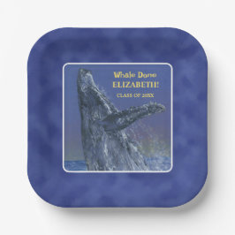 Fun Whale Graduation Party Papier Bord