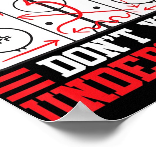 Fun What Part Of Hockey Don't You Understand Hocke Poster (Hoek)