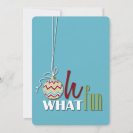 Fun Whimsical-feestelijke uitnodiging