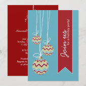 Fun Whimsical-party Invitation Kaart (Voorkant / Achterkant)