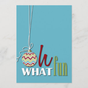 Fun Whimsical - Uitnodiging voor kerstfeestdagen