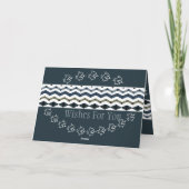 Fun Whimsy Artsy Paper Kaart (Achterkant)