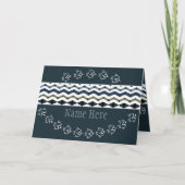 Fun Whimsy Artsy Paper Kaart (Voorkant)