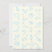 Fun White Merry Wereldbol Snow-fotokaart Kaart (Achterkant)