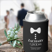 Fun White Stropdas Groom Wedding Foam Koelbox Blikjeskoeler
