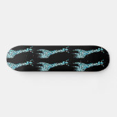 Fun Wild Animal Abstracte Giraffe Art Skateboard (Horizontaal)