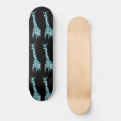 Fun Wild Animal Abstracte Giraffe Art Skateboard (Voorkant)