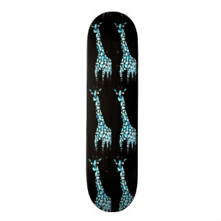 Fun Wild Animal Abstracte Giraffe Art Skateboard