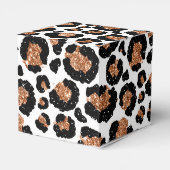 Fun Wild Cheetah Pattern Oerwoud Verjaardagsfeestj Bedankdoosjes (Achterkant)