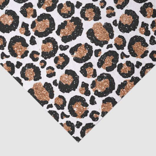 Fun Wild Cheetah Pattern Oerwoud Verjaardagsfeestj Tissuepapier (Detail)