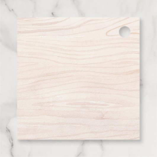 Fun Wild Een Oerwoud Safari Hout Textuur Verjaarda Bedankjes Labels (Achterkant)