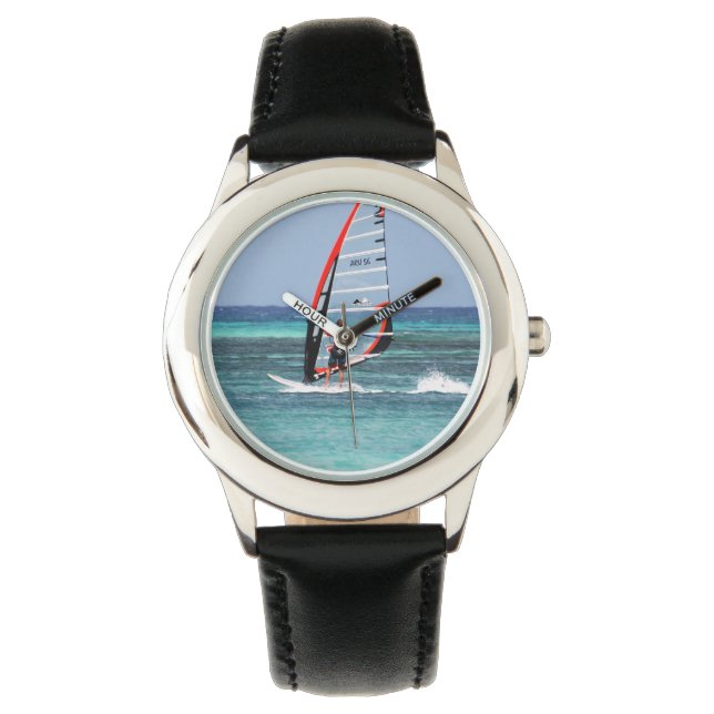 Fun Windsurfen Horloge (Voorkant)