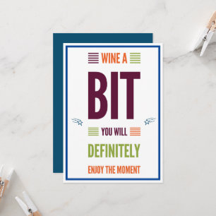 Fun Wine A Bit Voel je beter Kaart