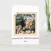 Fun Wine Lovers Greeting Card! Kaart (Achterkant)