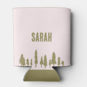 Fun Winter Ski Snowboard Bachelorette Party Blikjeskoeler (Achterkant)