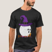 Fun Witch Bowling Halloween Costume Bowling Player T-shirt (Voorkant)