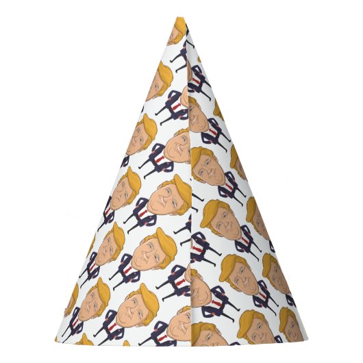 Fun with President Donald Trump Elections Feesthoedjes (Achterkant)