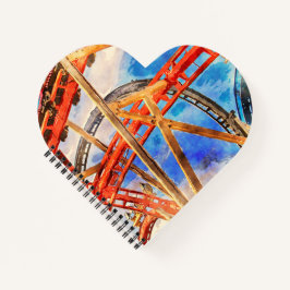 fun with roller coaster tote bag notitieboek