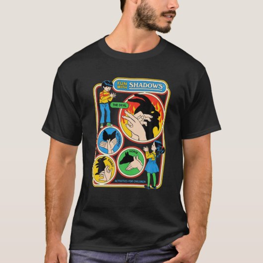 Fun-With-Shadows-The-Devil-Butterfly-Horse-Rabbit- T-shirt (Voorkant)
