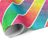 [Fun with Stripes] Patroon #1 Geometrische regenbo Cadeaupapier (Rol Hoek)