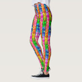 [Fun with Stripes] Patroon #5b Rainbow Harlequin Leggings (Links)