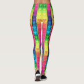 [Fun with Stripes] Patroon #6b Rainbow Hearts Leggings (Achterkant)