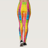 [Fun with Stripes] Patroon #6c Rainbow Hearts Leggings (Achterkant)