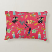 Fun Wizard of Oz on red children's design Accent Kussen (Achterkant)