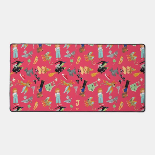 Fun Wizard of Oz on red children's design Bureaumat (Voorkant)