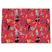 Fun Wizard of Oz on red children's design Groot Cadeauzakje (Voorkant)