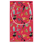 Fun Wizard of Oz on red children's design Klein Cadeauzakje (Achterkant)