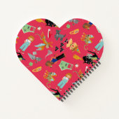 Fun Wizard of Oz on red children's design Notitieboek (Achterkant)