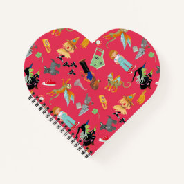 Fun Wizard of Oz on red children's design Notitieboek