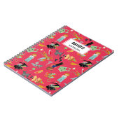 Fun Wizard of Oz on red children's design Notitieboek (Linkerzijde)