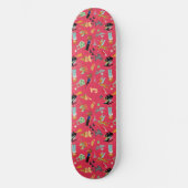 Fun Wizard of Oz on red children's design Persoonlijk Skateboard (Voorkant)