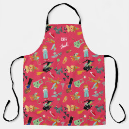 Fun Wizard of Oz on red children's design Schort