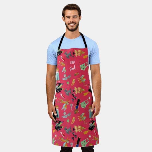 Fun Wizard of Oz on red children's design Schort (Gedragen)