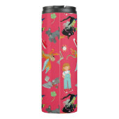 Fun Wizard of Oz on red children's design Thermosbeker (Achterkant)