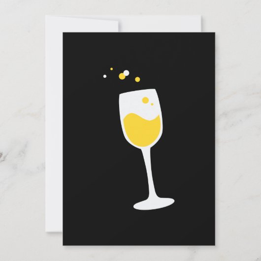 Fun Woman's Black 21st Birthday Kaart (Achterkant)