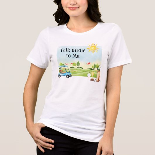 Fun Woman's Golf T-Shirt (Voorkant)