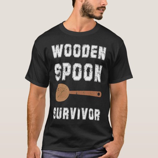 Fun Wooden Spoon Survivor Fantastic T-shirt (Voorkant)
