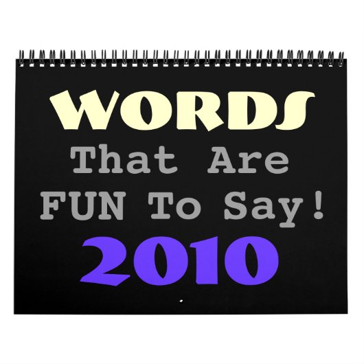 Fun Words Kalender (Hoes)