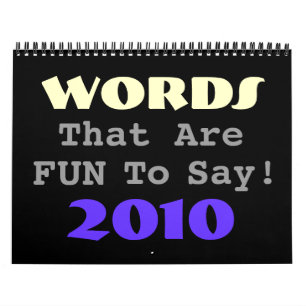 Fun Words Kalender