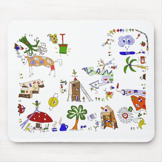 Fun World Mousepad Muismat (Voorkant)