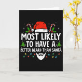 Fun Xmas Most Likely To Have A Better Beard Than S Kaart (Gele Bloem)