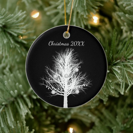 Fun Xray kerstboom "Kerstmis 20xx" Keramisch Ornament (Boom)