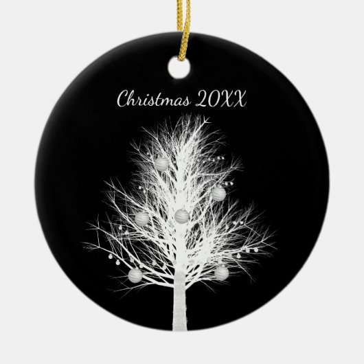 Fun Xray kerstboom "Kerstmis 20xx" Keramisch Ornament (Voorkant)